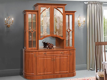 Сервант Глория орех